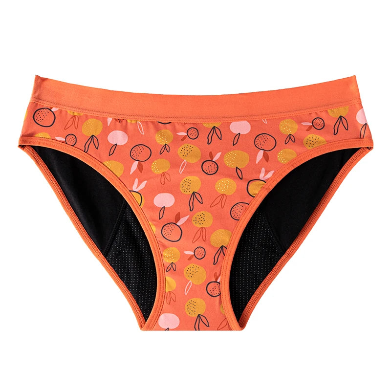 BRAGXWEAR™ Braga Menstrual Adolescente Naranja