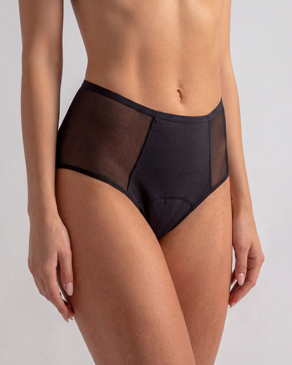 BRAGXWEAR™ Braga Menstrual Cintura Alta Mesh